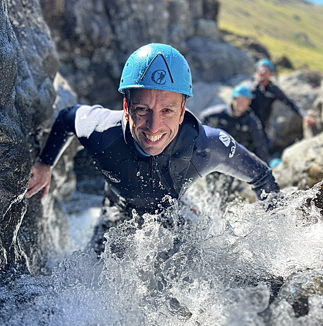 climbing waterfalls in the lake district
